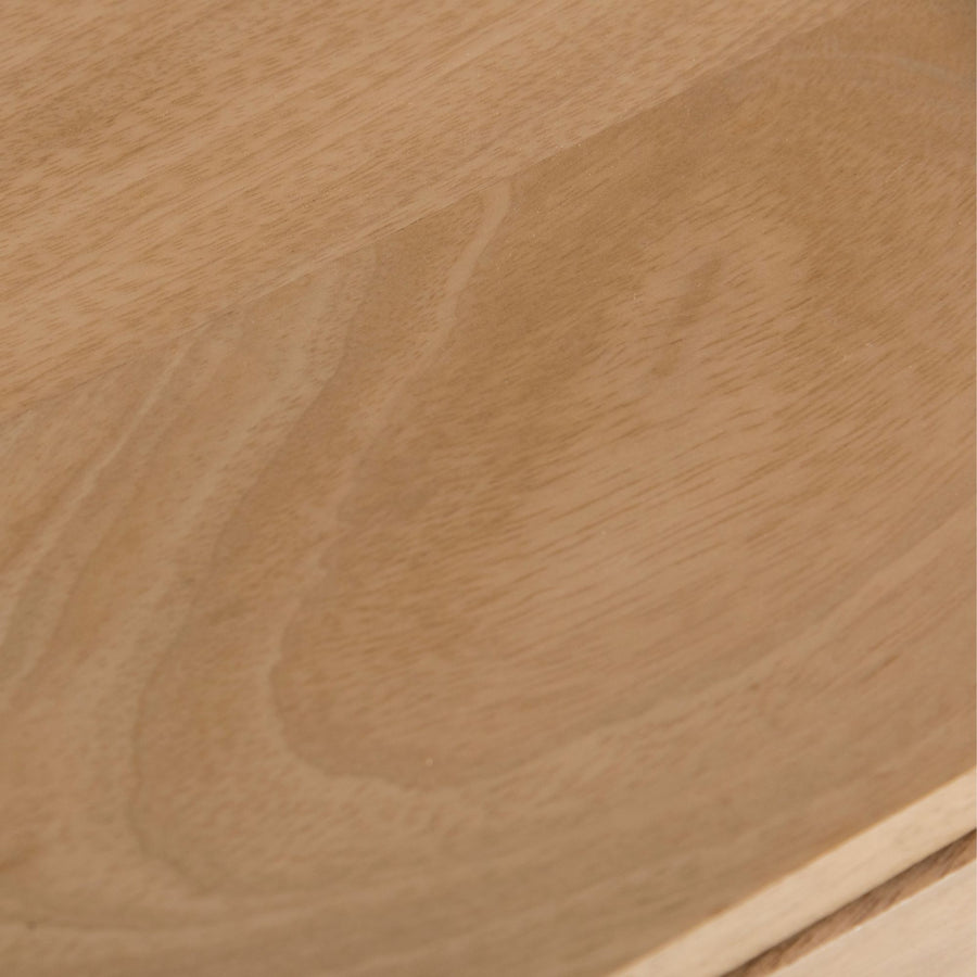 Storage Cabinet Buffet Chest of 4 Drawer Mango Wood Rattan Natural