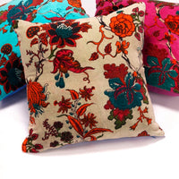 Frida Floral Decorative Cushion Muertes Cushion Cover