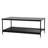 Alcona Coffee Table In Matte Black