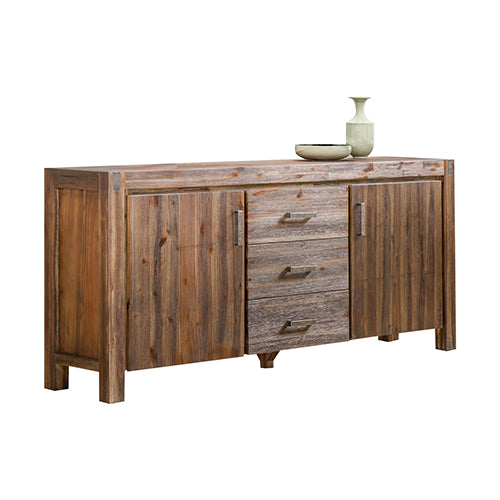Solid Acacia Wooden Storage Cabinet with Drawers