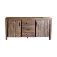 Solid Acacia Wooden Storage Cabinet with Drawers