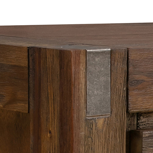 Hallway Sidetable with 2 Storage Drawers and Acacia Wooden Frame