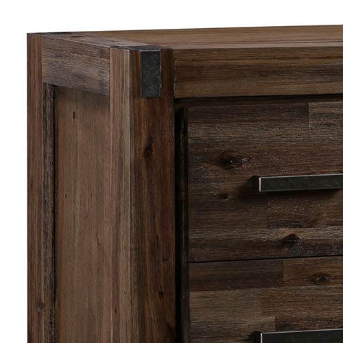 Wooden Tallboy with 4 Storage Drawers