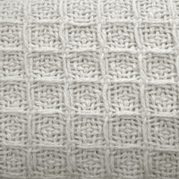 Cotton Waffle Blanket White Single