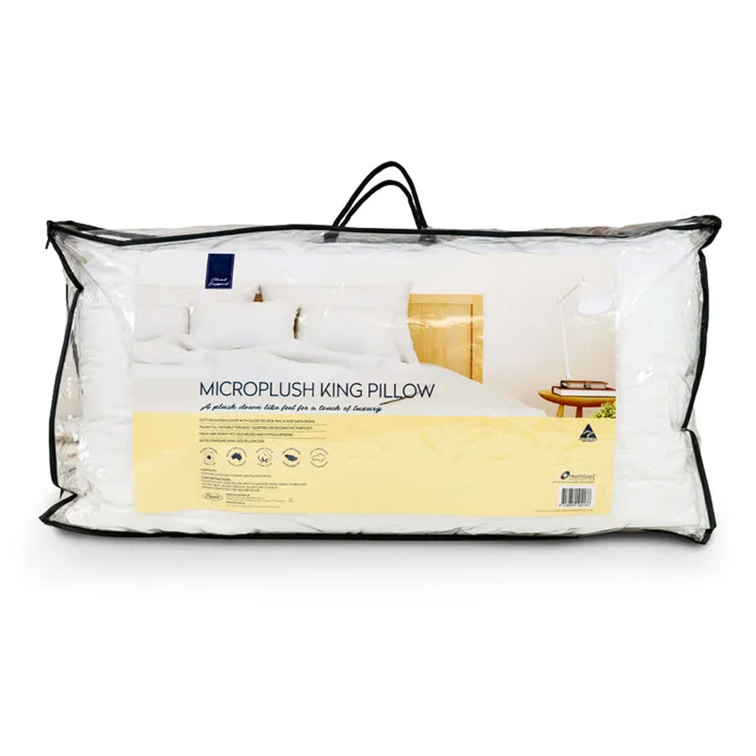 Cloud Support Microplush King Pillow 50 x 90 x 24 cm