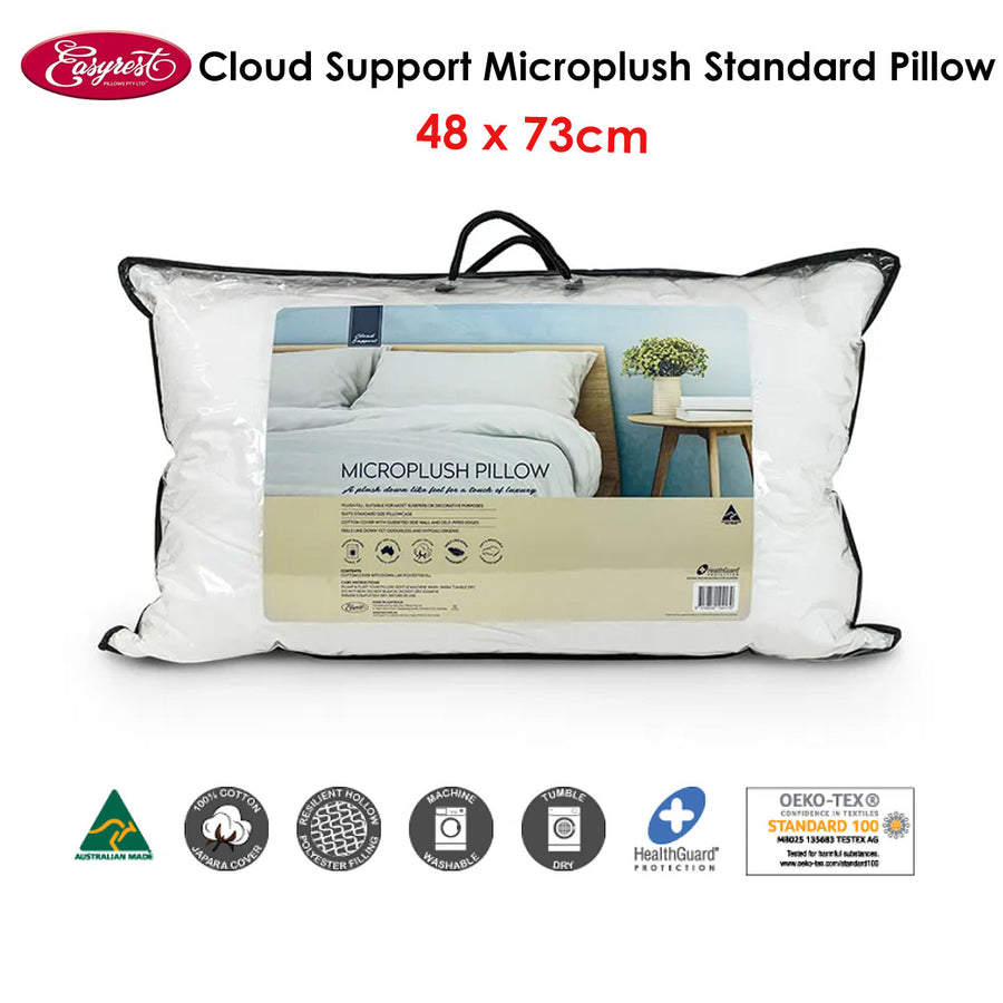 Cloud Support Microplush Standard Pillow 48 x 73 cm