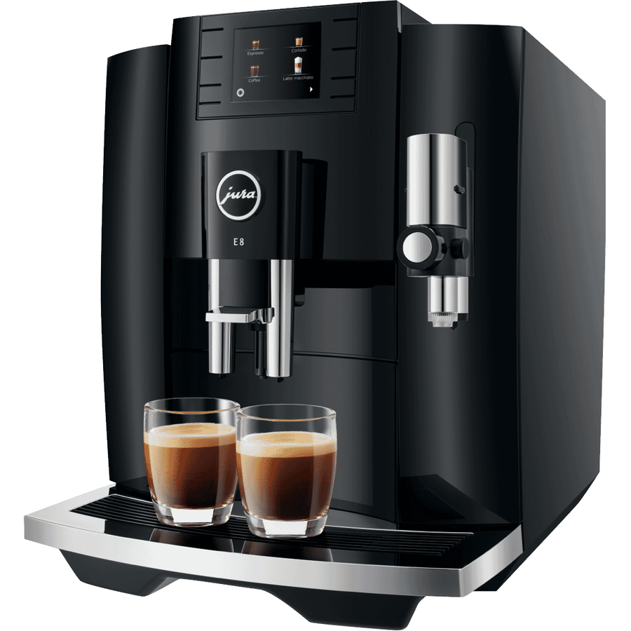 E8 Piano Black (INTA) Coffee Machine 15372