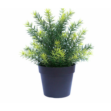 Small Potted Artificial Native Grass Plant UV Resistant 20cm
