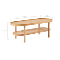 Lauren Natural Coffee Table