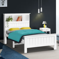 King Single Wooden Timber Bed Frame