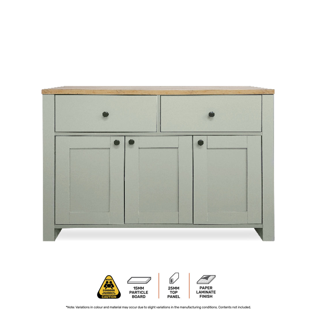 Winchester Two Tone Sideboard Stylish Flawless Design 110cm